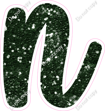 CU 23.5" Individuals - Hunter Green Sparkle n