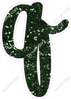 CU 23.5" Individuals - Hunter Green Sparkle q