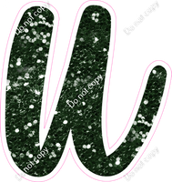 CU 23.5" Individuals - Hunter Green Sparkle u