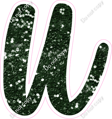 CU 23.5" Individuals - Hunter Green Sparkle u