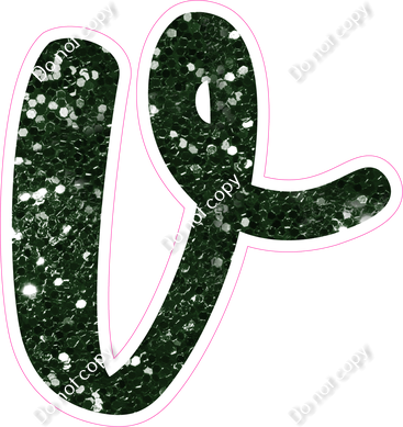 CU 23.5" Individuals - Hunter Green Sparkle v