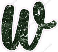 CU 23.5" Individuals - Hunter Green Sparkle w