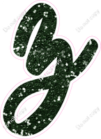 CU 23.5" Individuals - Hunter Green Sparkle z