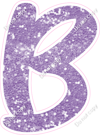 CU 23.5" Individuals - Lavender Sparkle B