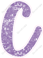 CU 23.5" Individuals - Lavender Sparkle C