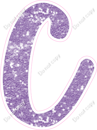 CU 23.5" Individuals - Lavender Sparkle C