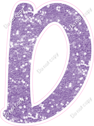 CU 23.5" Individuals - Lavender Sparkle D