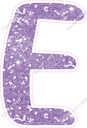 CU 23.5" Individuals - Lavender Sparkle E