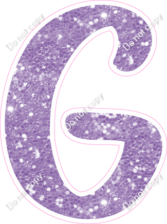 CU 23.5" Individuals - Lavender Sparkle G