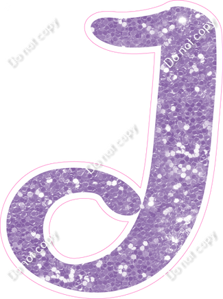 CU 23.5" Individuals - Lavender Sparkle J