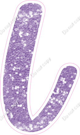 CU 23.5" Individuals - Lavender Sparkle L