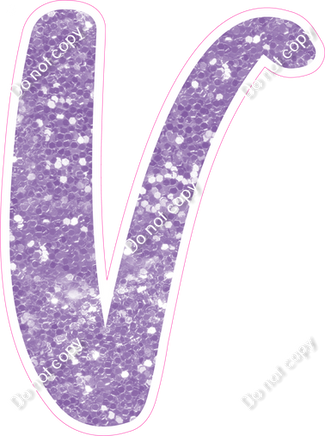 CU 23.5" Individuals - Lavender Sparkle V