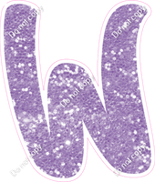 CU 23.5" Individuals - Lavender Sparkle W