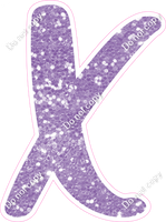 CU 23.5" Individuals - Lavender Sparkle X