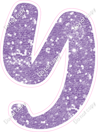 CU 23.5" Individuals - Lavender Sparkle Y