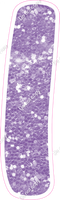CU 23.5" Individuals - Lavender Sparkle 1