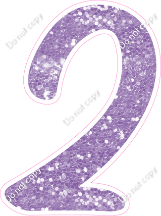 CU 23.5" Individuals - Lavender Sparkle 2