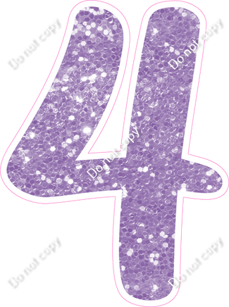 CU 23.5" Individuals - Lavender Sparkle 4