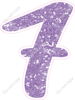 CU 23.5" Individuals - Lavender Sparkle 7