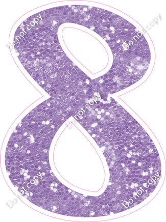 CU 23.5" Individuals - Lavender Sparkle 8