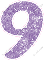 CU 23.5" Individuals - Lavender Sparkle 9