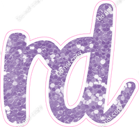 CU 23.5" Individuals - Lavender Sparkle RD