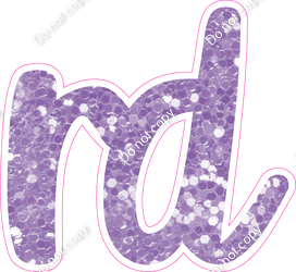 CU 23.5" Individuals - Lavender Sparkle RD