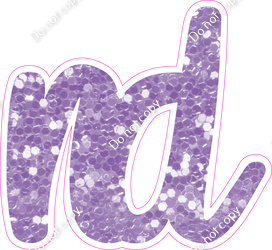 CU 23.5" Individuals - Lavender Sparkle ND