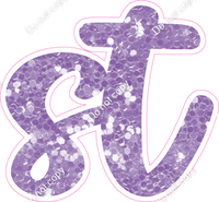 CU 23.5" Individuals - Lavender Sparkle ST