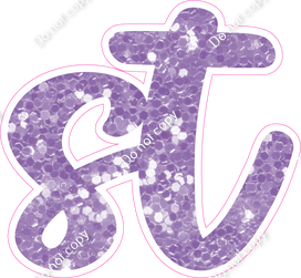 CU 23.5" Individuals - Lavender Sparkle ST