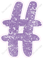 CU 23.5" Individuals - Lavender Sparkle #