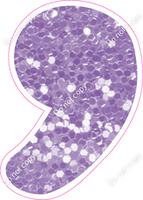 CU 23.5" Individuals - Lavender Sparkle Apostrophe