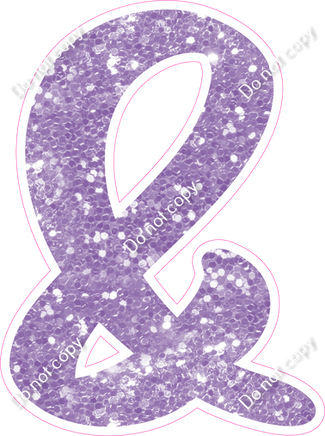 CU 23.5" Individuals - Lavender Sparkle &