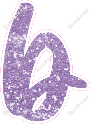 CU 23.5" Individuals - Lavender Sparkle b