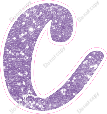 CU 23.5" Individuals - Lavender Sparkle c