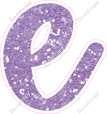CU 23.5" Individuals - Lavender Sparkle e