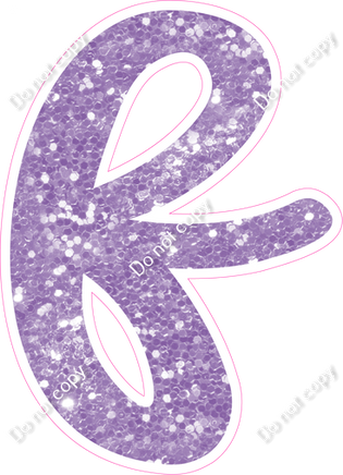 CU 23.5" Individuals - Lavender Sparkle f