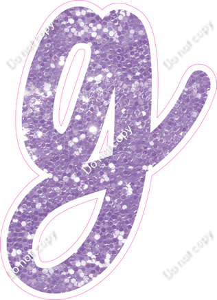 CU 23.5" Individuals - Lavender Sparkle g