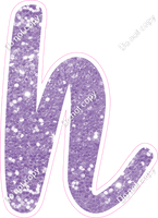 CU 23.5" Individuals - Lavender Sparkle h