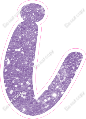 CU 23.5" Individuals - Lavender Sparkle i