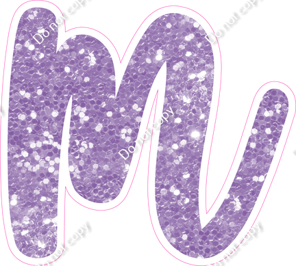 CU 23.5" Individuals - Lavender Sparkle m