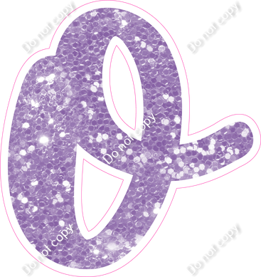 CU 23.5" Individuals - Lavender Sparkle o