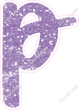 CU 23.5" Individuals - Lavender Sparkle p