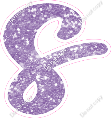 CU 23.5" Individuals - Lavender Sparkle s