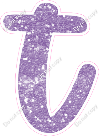 CU 23.5" Individuals - Lavender Sparkle t