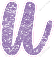 CU 23.5" Individuals - Lavender Sparkle u