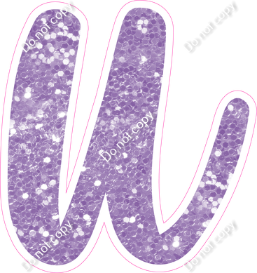 CU 23.5" Individuals - Lavender Sparkle u