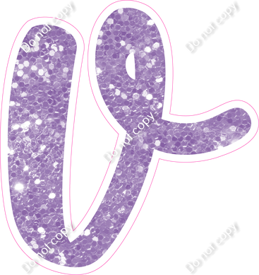 CU 23.5" Individuals - Lavender Sparkle v