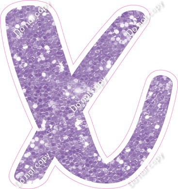 CU 23.5" Individuals - Lavender Sparkle x