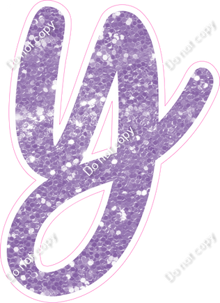 CU 23.5" Individuals - Lavender Sparkle y